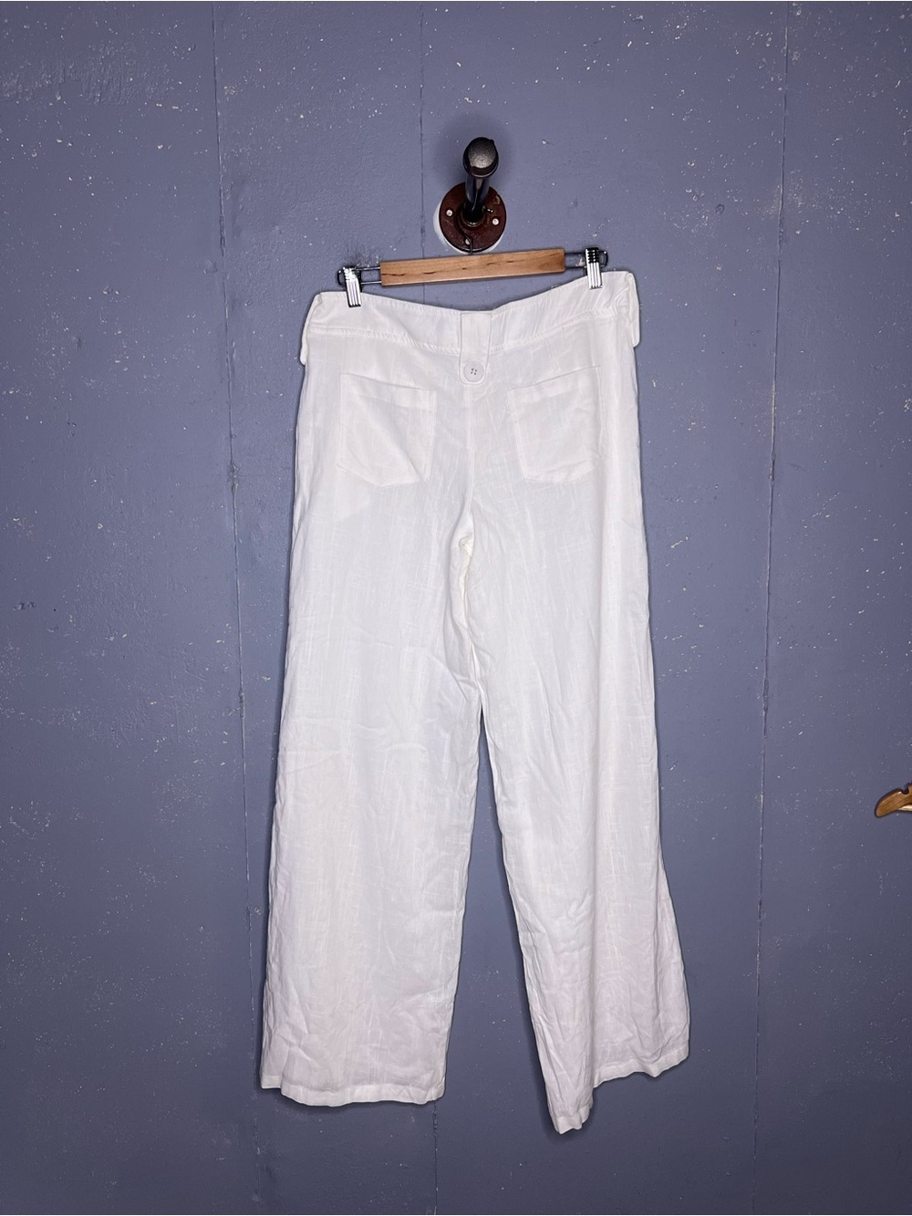 Princess Polly Pedra Linen Blend Wide Leg Pants Size 8 - Picture 8 of 10